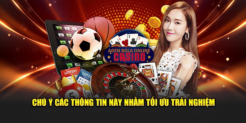 Chú ý thông tin để tối ưu trải nghiệm U888